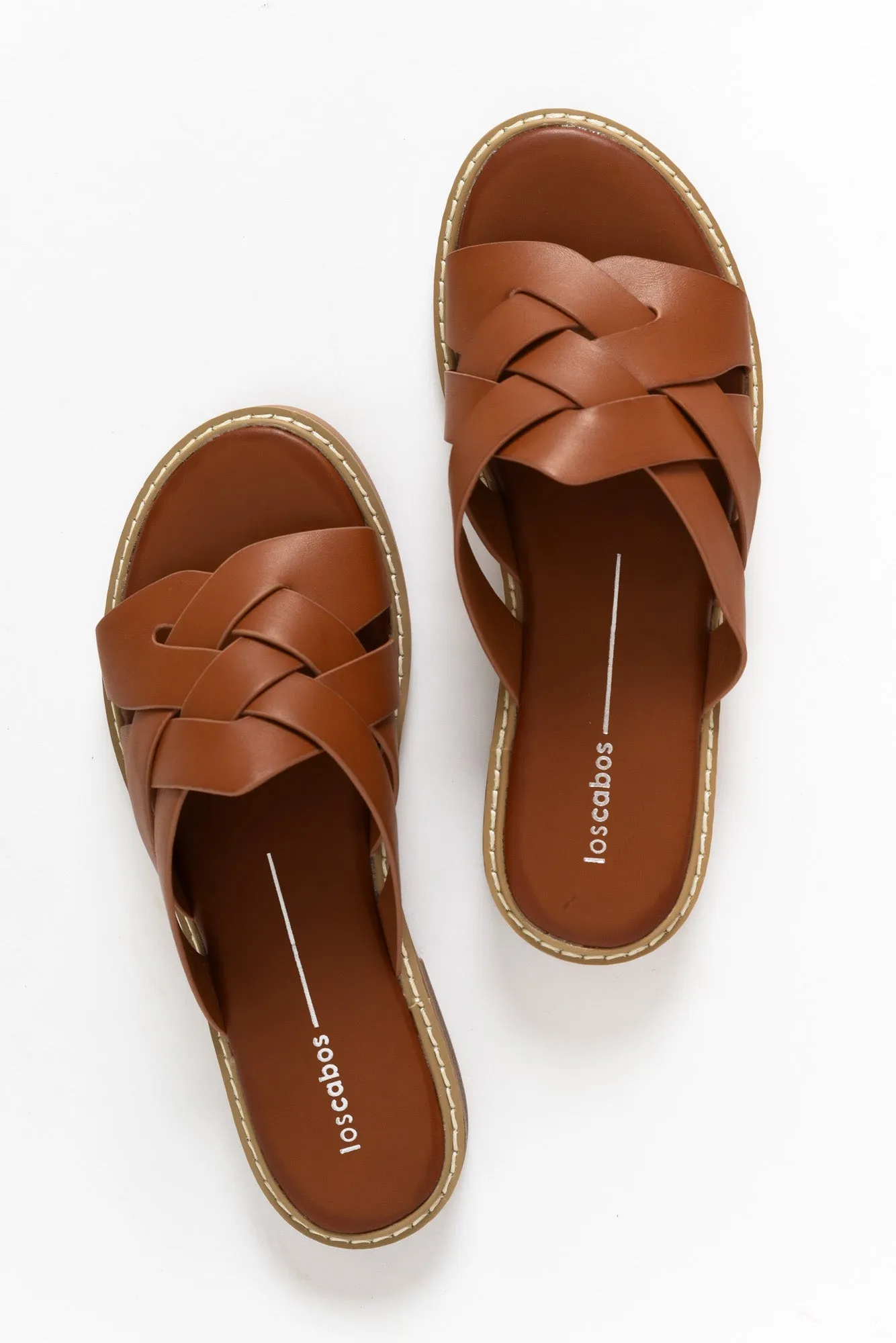 Gari Tan Strappy Slide sold by Blue Bungalow product image thumbnail 3