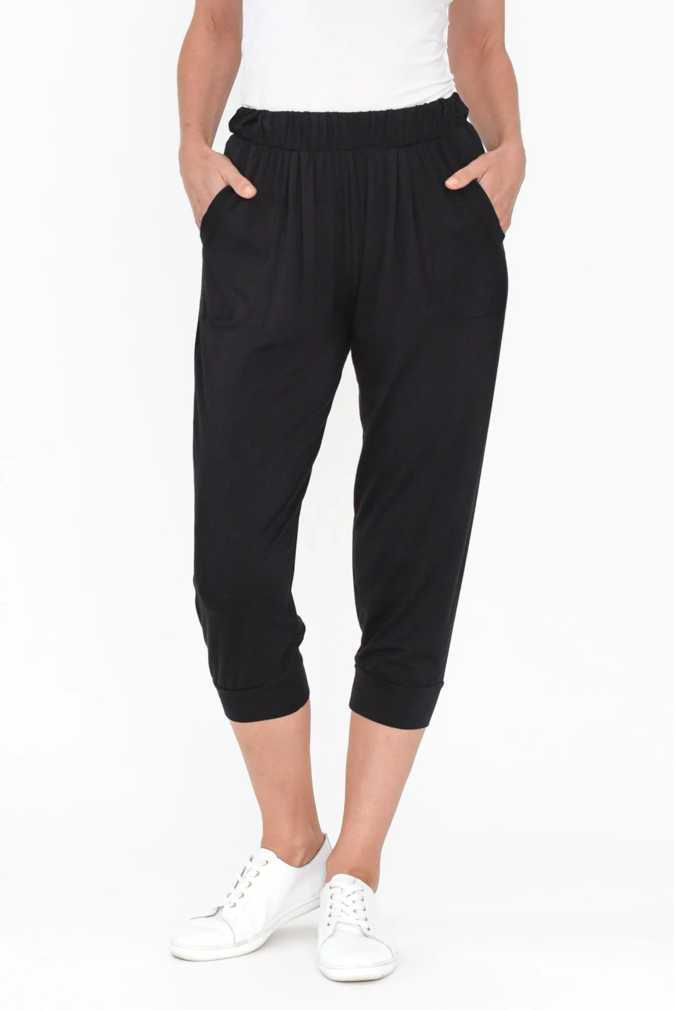 Black Tokyo Slouch Pants sold by Blue Bungalow