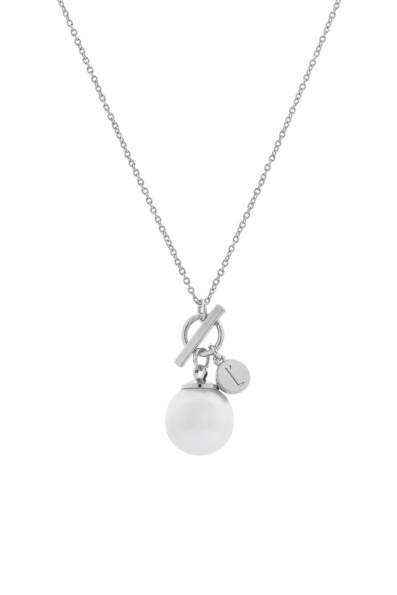 Kora Silver Pearl Necklace sold by Blue Bungalow
