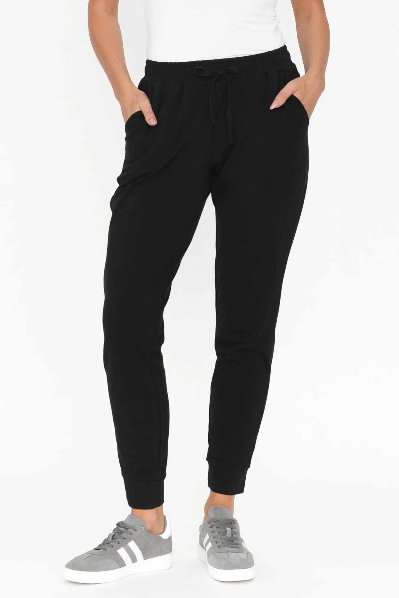 Heidi Black Cuffed Jogger Pants sold by Blue Bungalow product image thumbnail 2