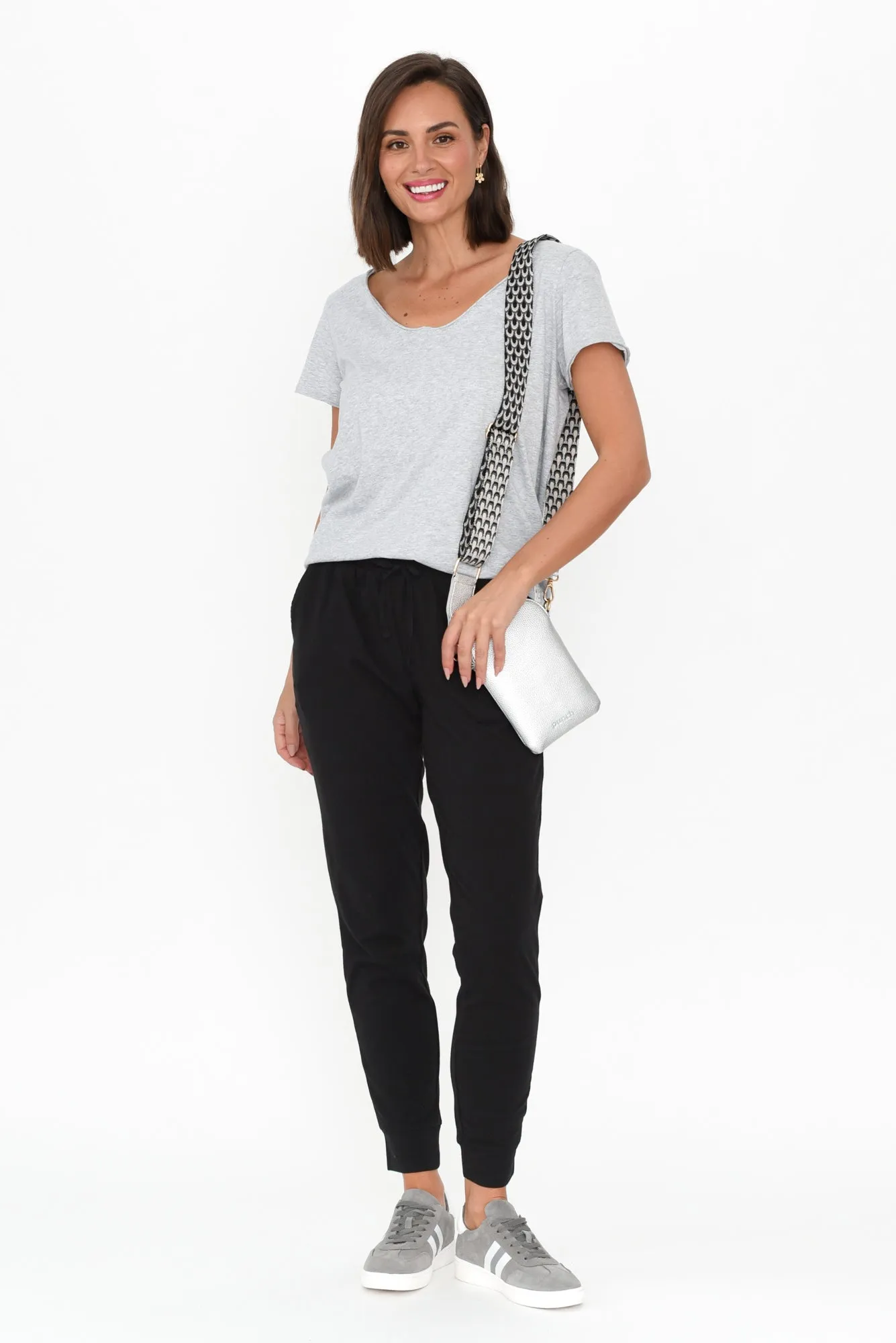 Heidi Black Cuffed Jogger Pants sold by Blue Bungalow product image thumbnail 3