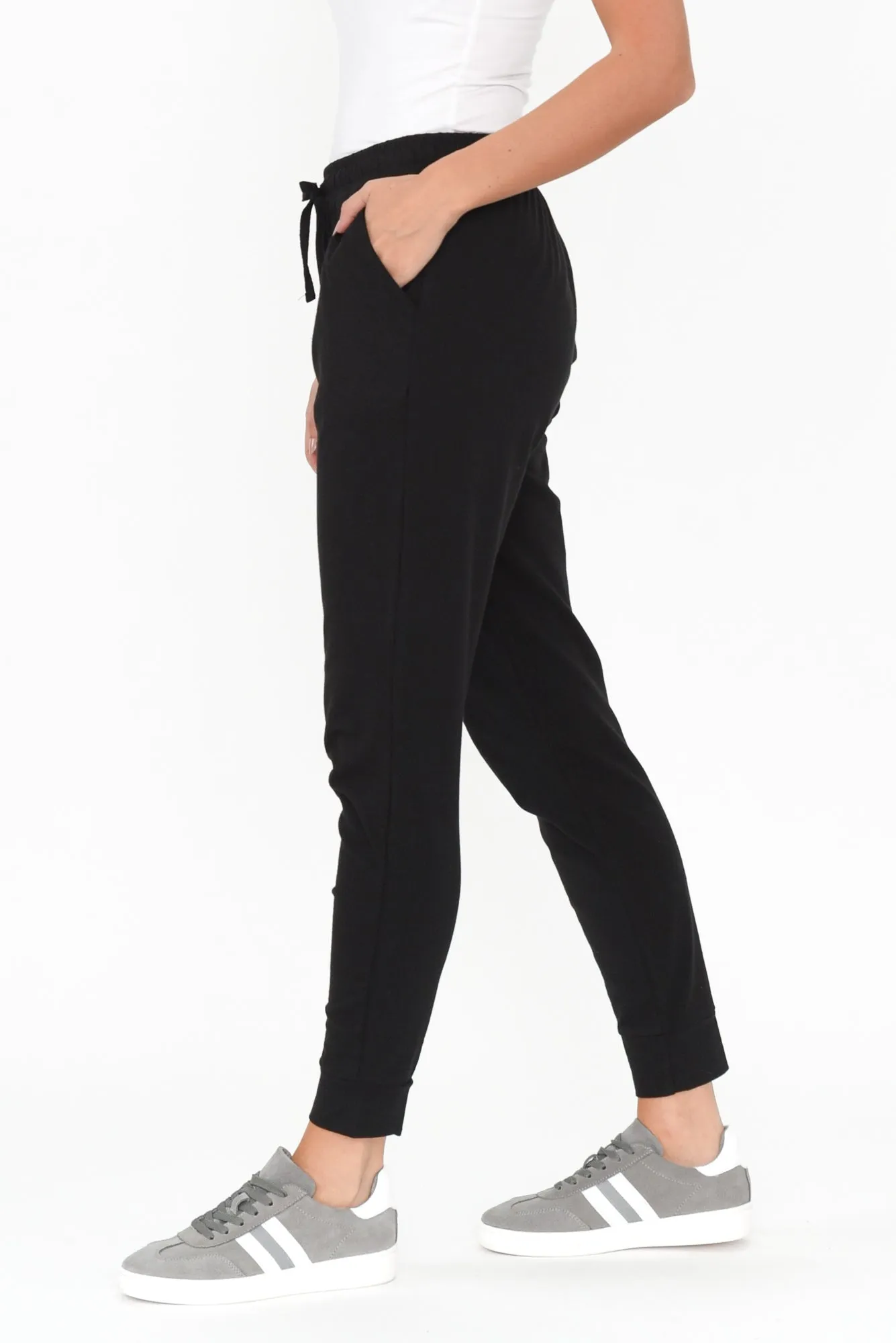 Heidi Black Cuffed Jogger Pants sold by Blue Bungalow product image thumbnail 5