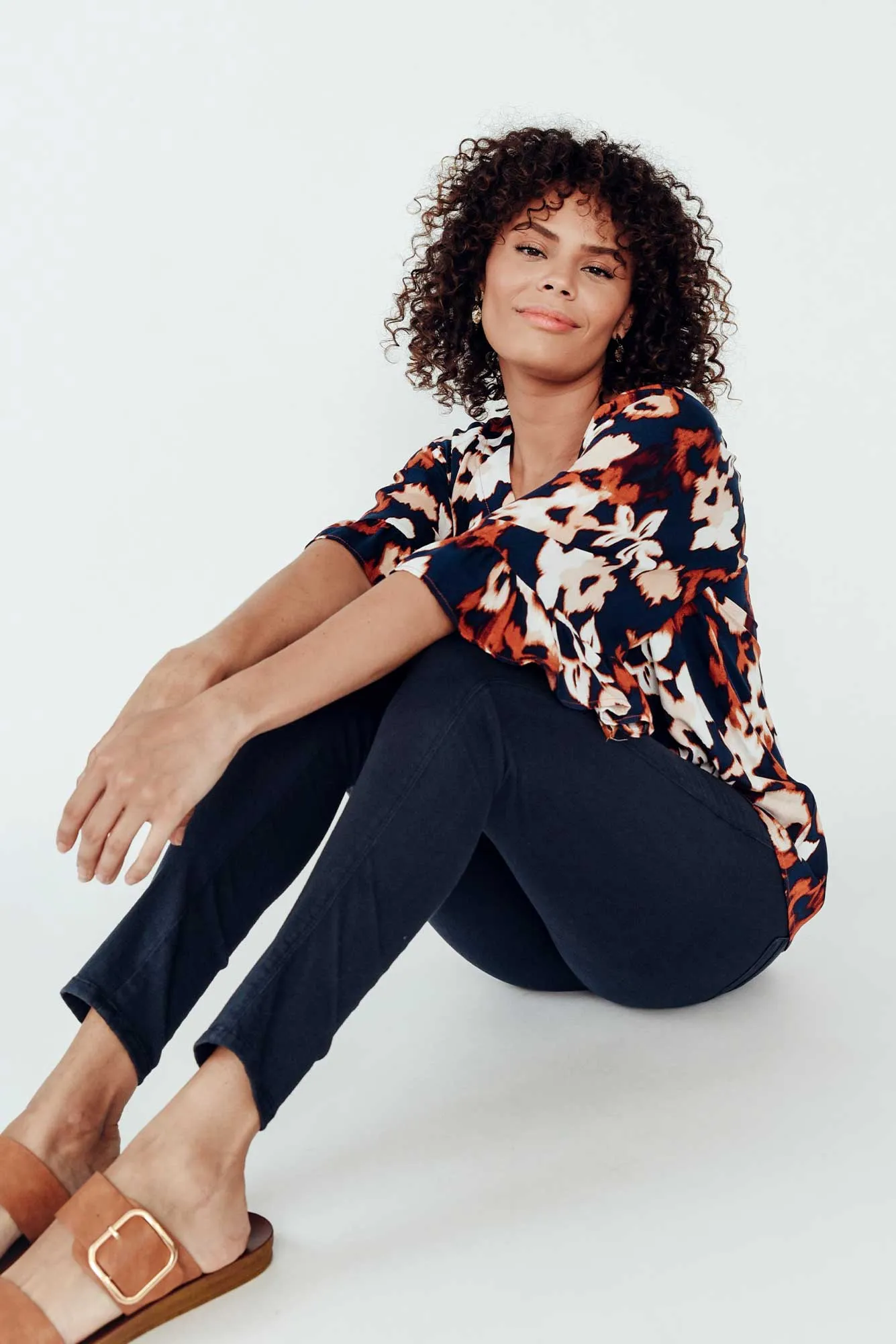 Reed Navy Stretch Cotton Pants sold by Blue Bungalow product image thumbnail 2