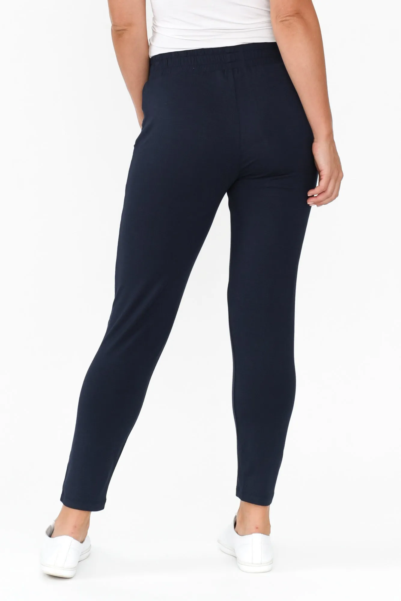 Percy Dark Navy Bamboo Pocket Pants sold by Blue Bungalow product image thumbnail 4