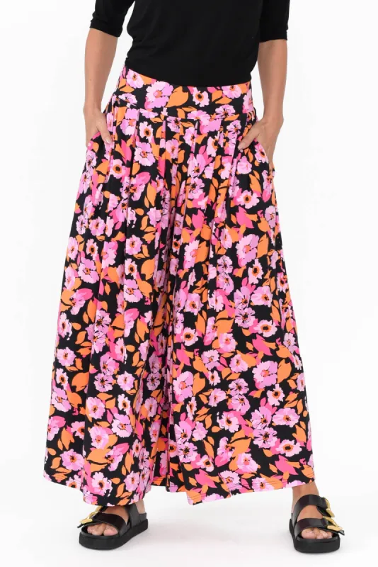 Belmira Pink Bloom Wide Leg Pants sold by Blue Bungalow