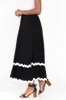 Shakita Black Cotton Trim Maxi Skirt sold by Blue Bungalow
