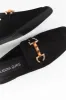 Mab Black Buckle Mule sold by Blue Bungalow
