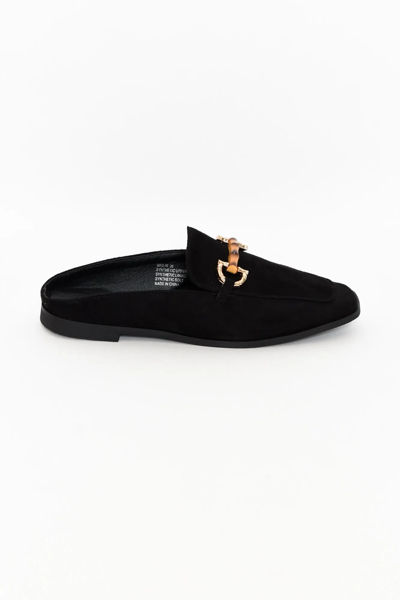 Mab Black Buckle Mule sold by Blue Bungalow product image thumbnail 5