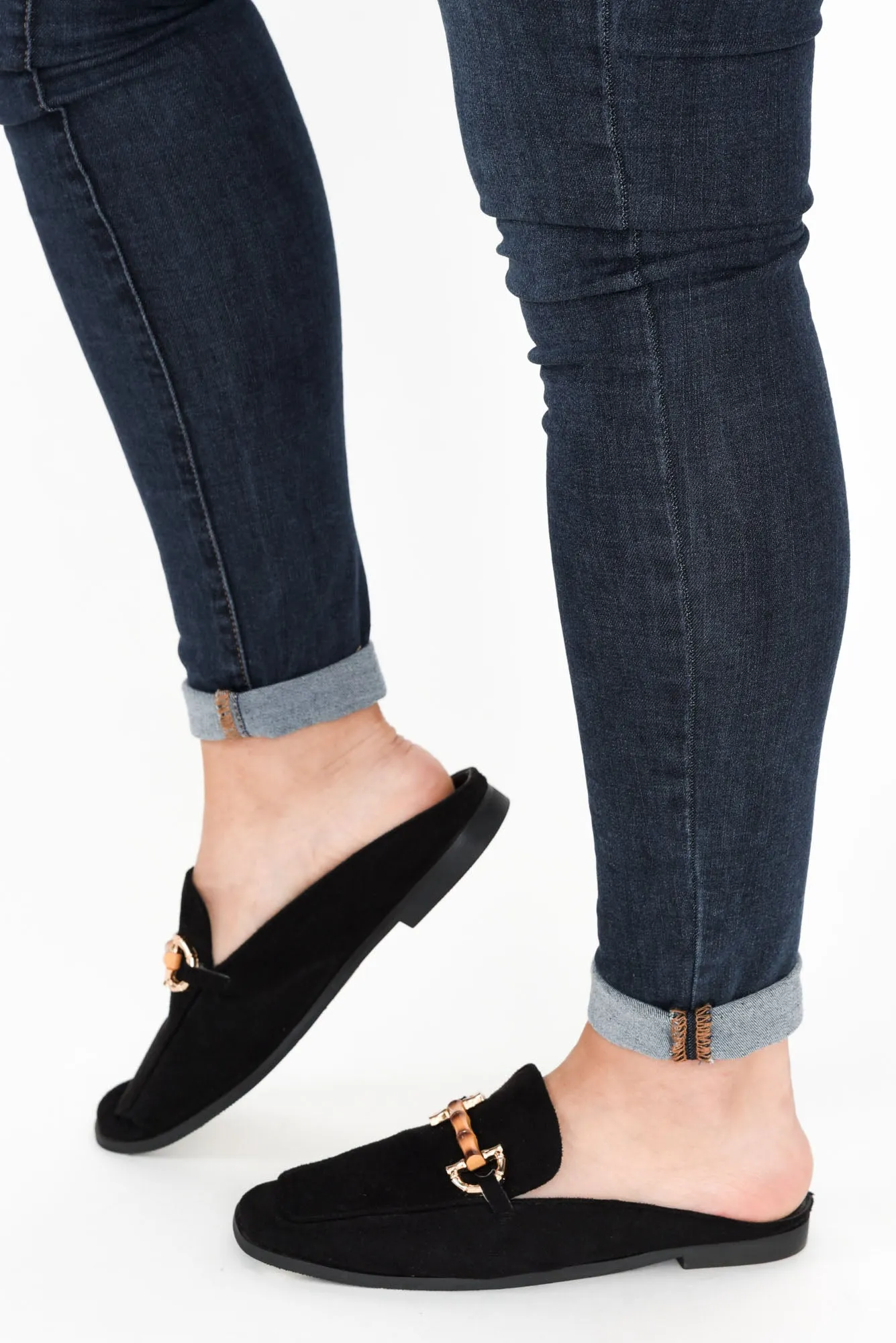 Mab Black Buckle Mule sold by Blue Bungalow product image thumbnail 3