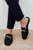 Mab Black Buckle Mule sold by Blue Bungalow