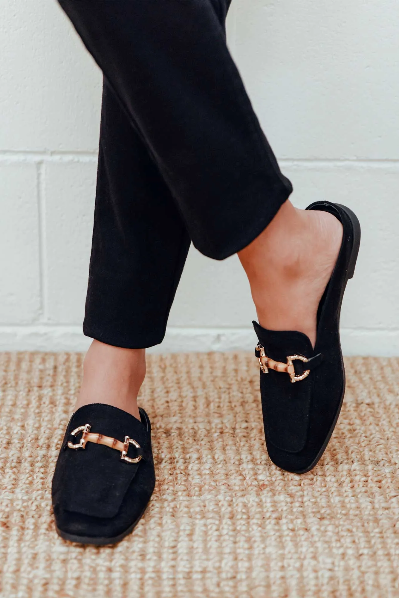 Mab Black Buckle Mule sold by Blue Bungalow product image thumbnail 2