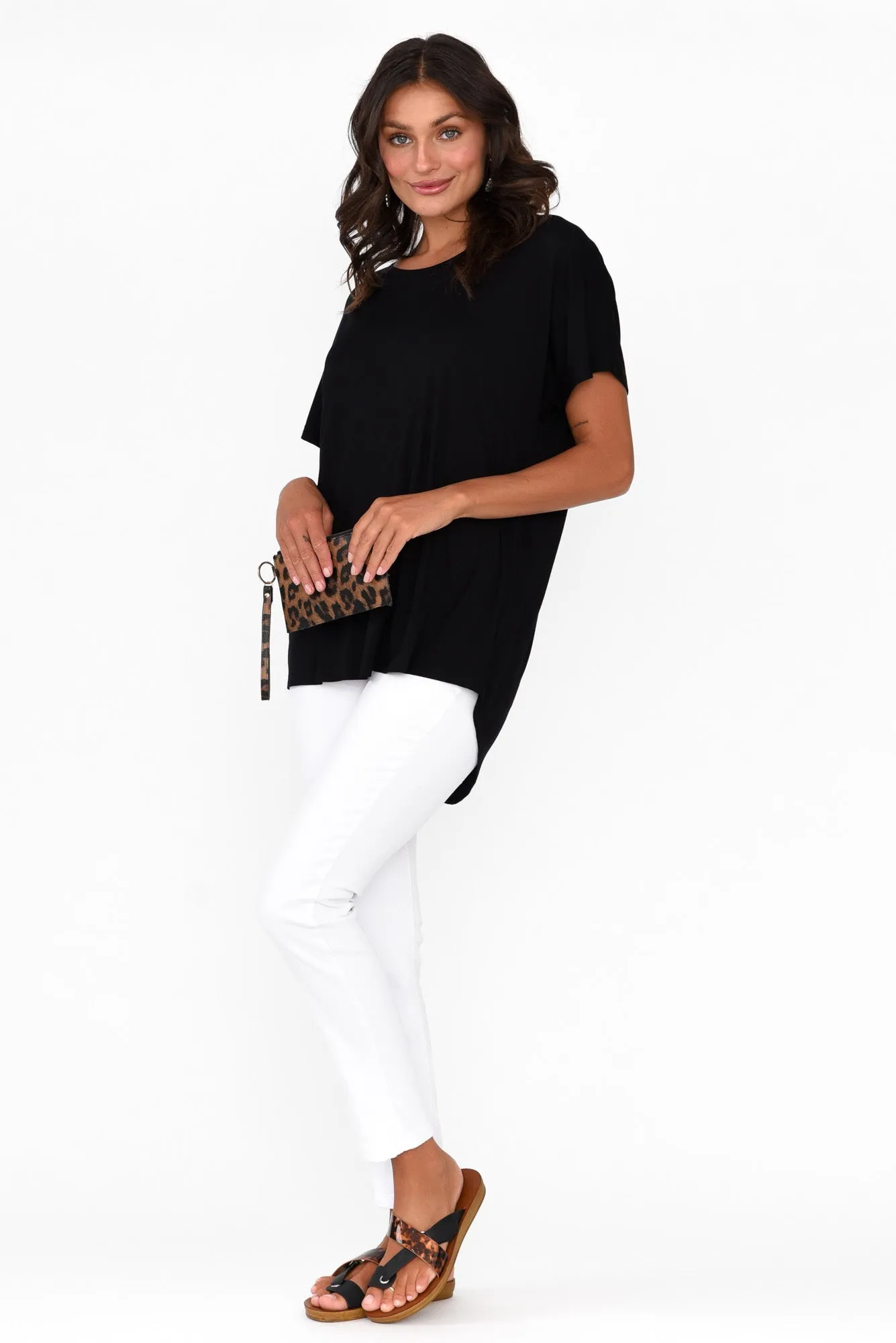Danya Black Bamboo Top sold by Blue Bungalow product image thumbnail 2