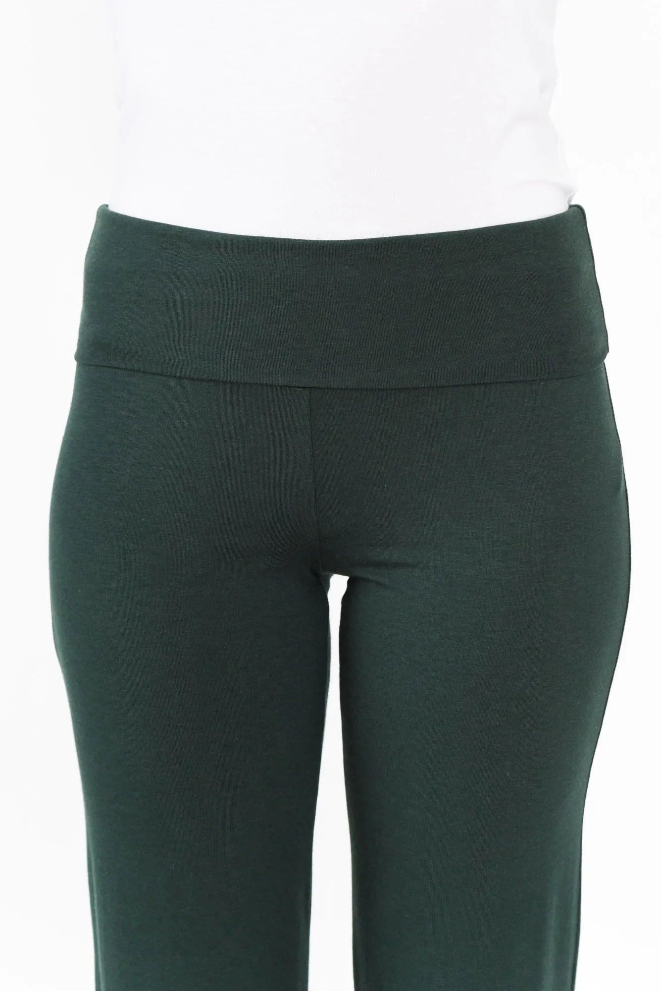 Pamela Dark Green Bamboo Pants sold by Blue Bungalow product image thumbnail 5