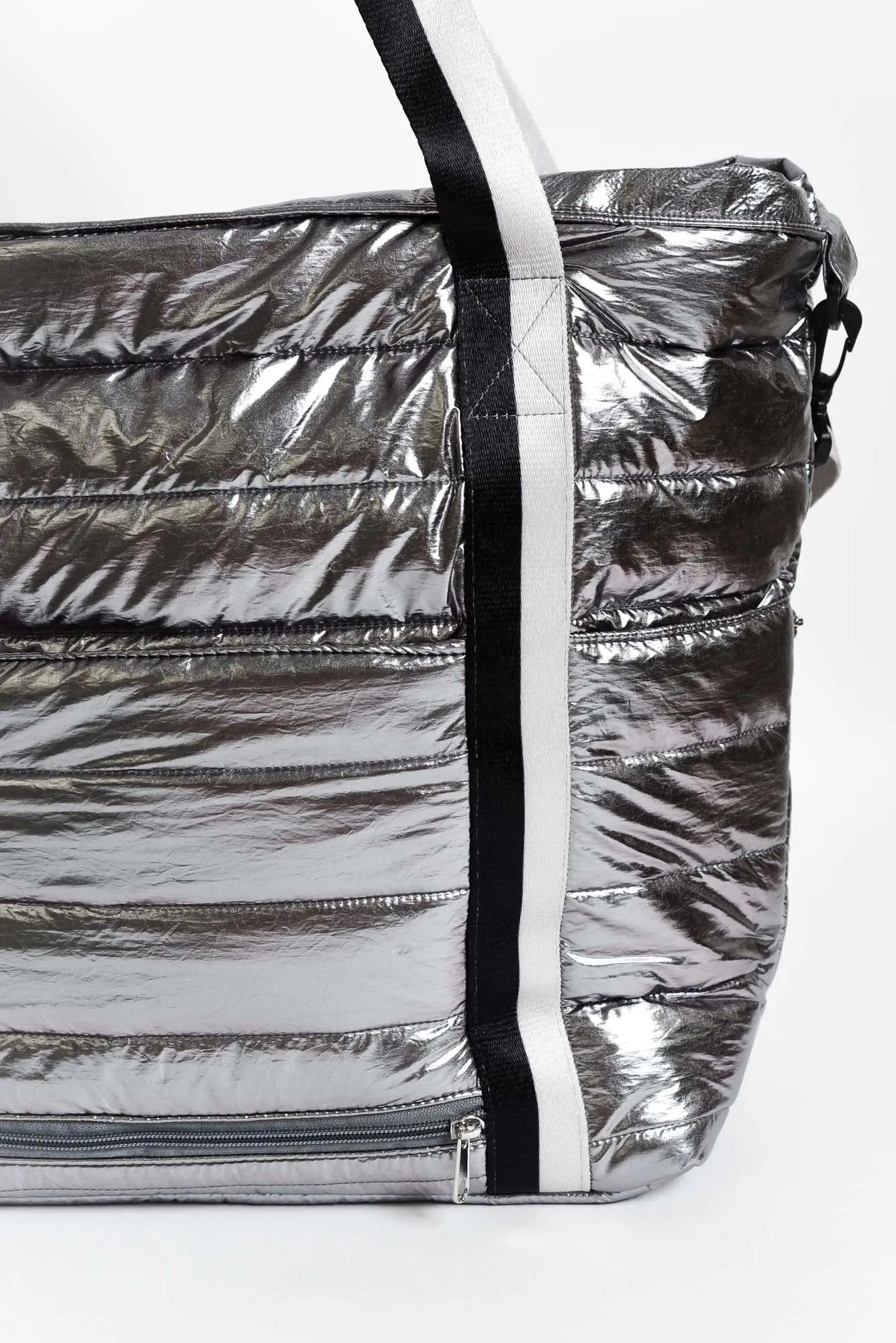 Antilla Silver Puffer Tote Bag sold by Blue Bungalow product image thumbnail 3