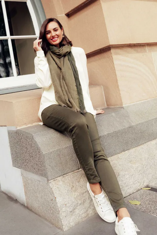 Margo Khaki Jogger Pants sold by Blue Bungalow