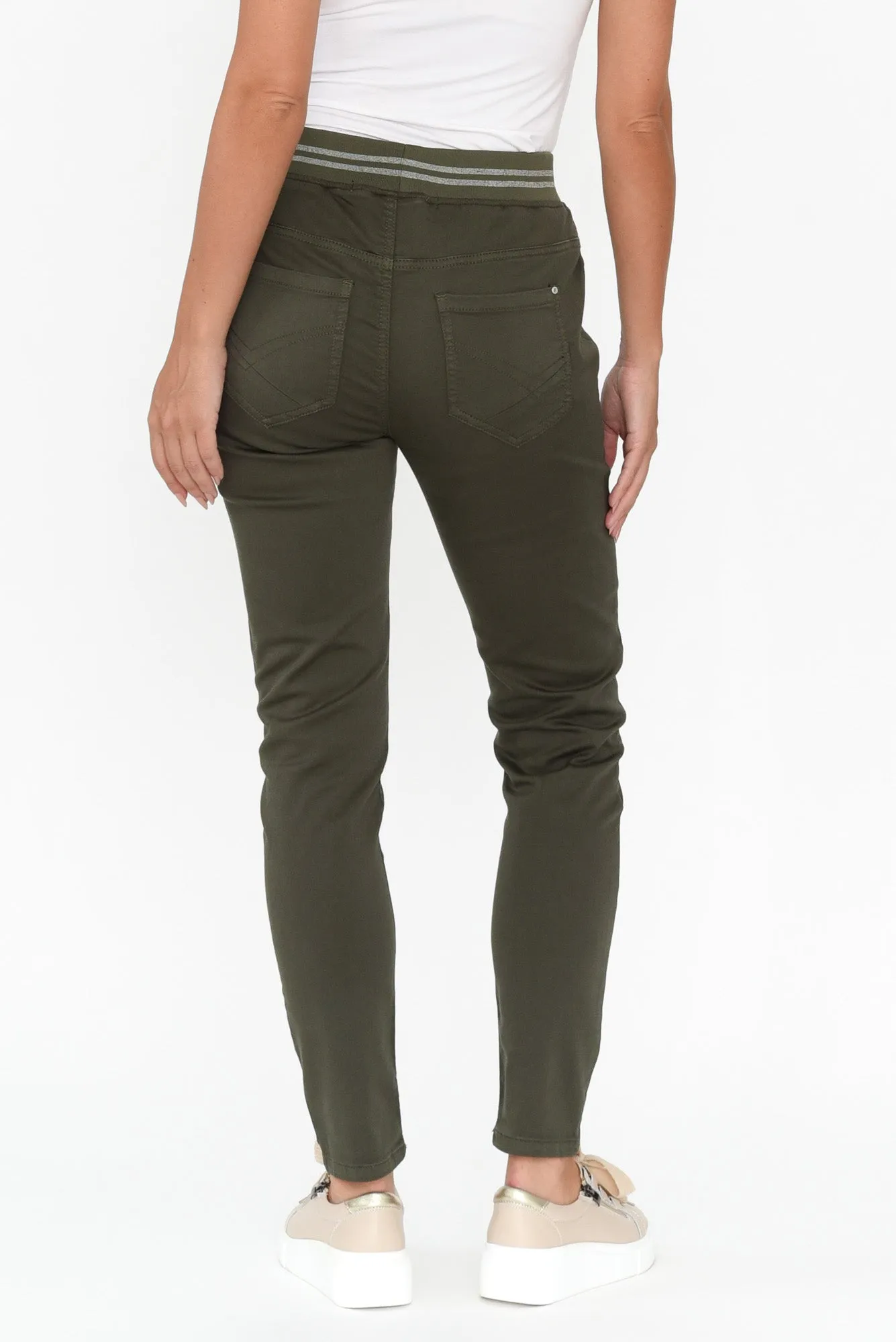 Margo Khaki Jogger Pants sold by Blue Bungalow product image thumbnail 5