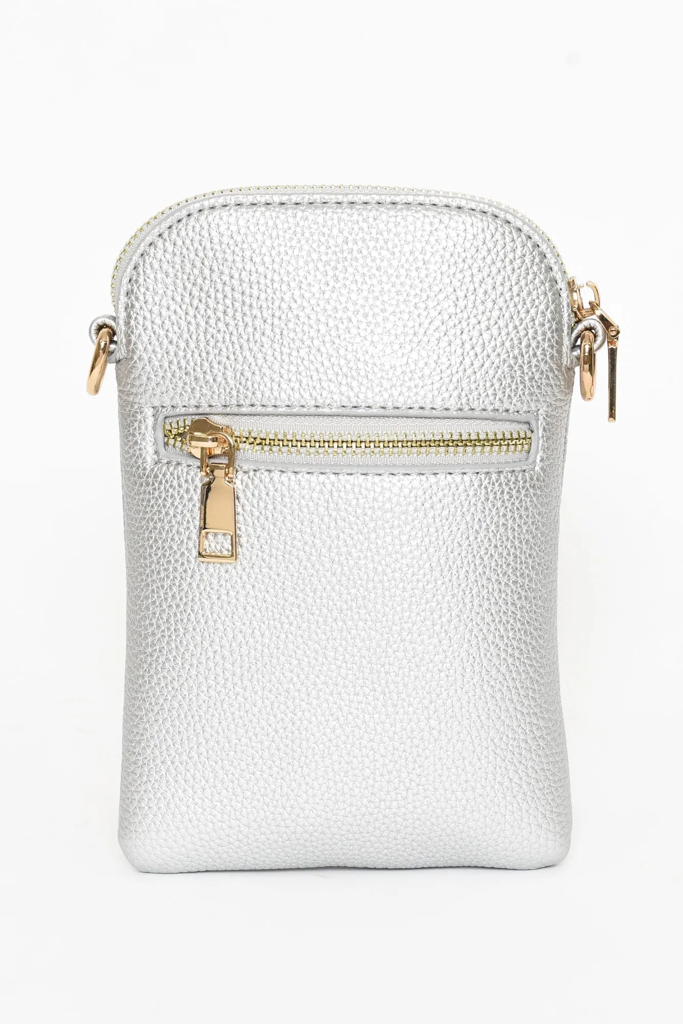 Leola Silver Walker Crossbody Bag sold by Blue Bungalow product image thumbnail 3