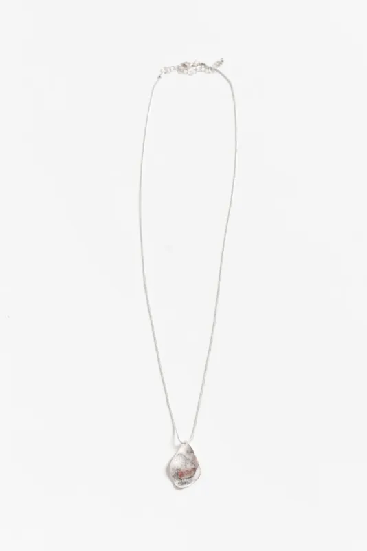Nebula Silver Pendant Necklace sold by Blue Bungalow