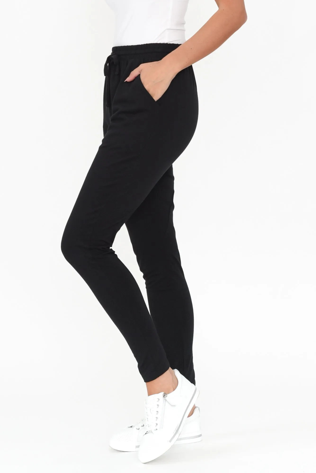 Jade Black Slouch Pants sold by Blue Bungalow product image thumbnail 3