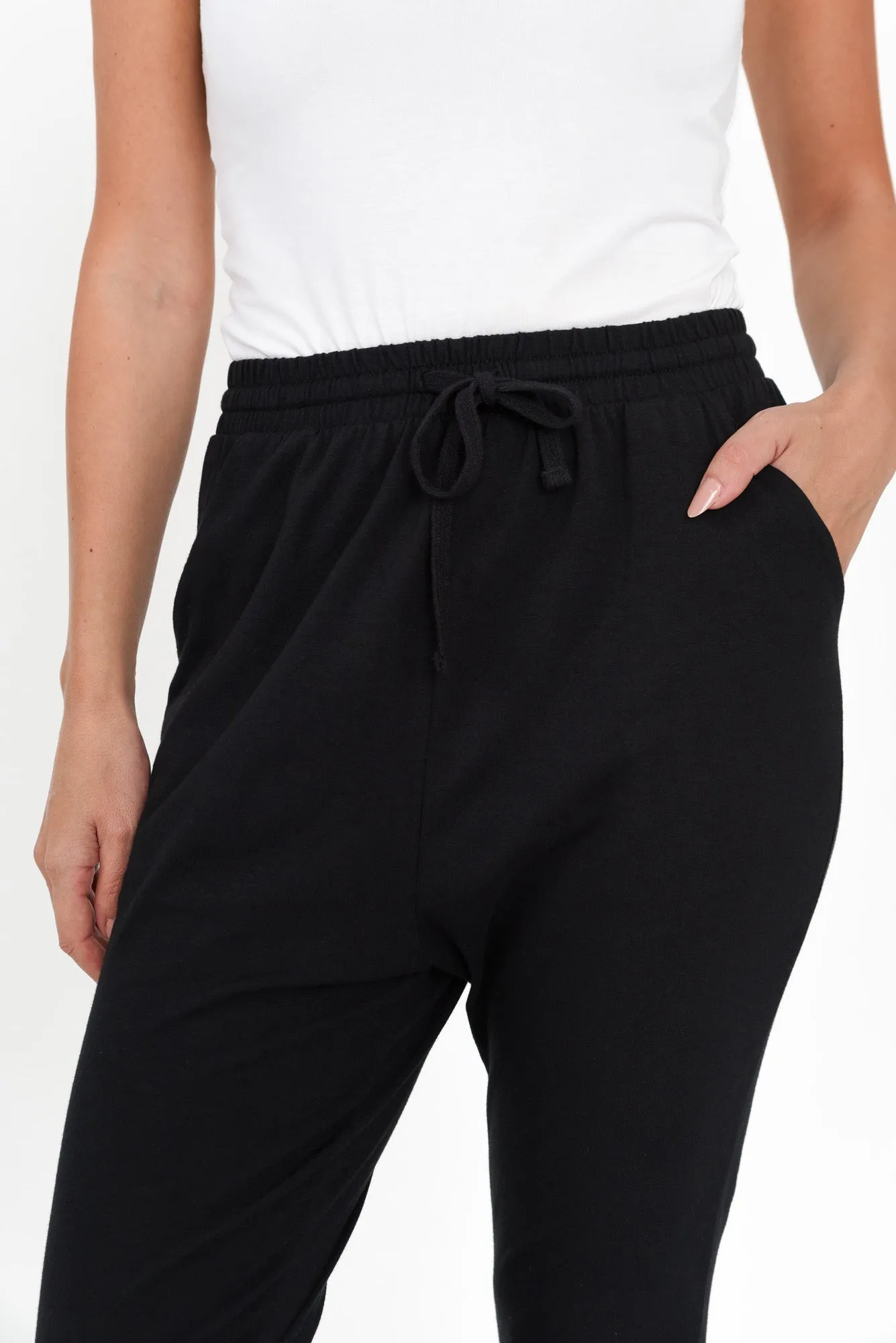 Jade Black Slouch Pants sold by Blue Bungalow product image thumbnail 5