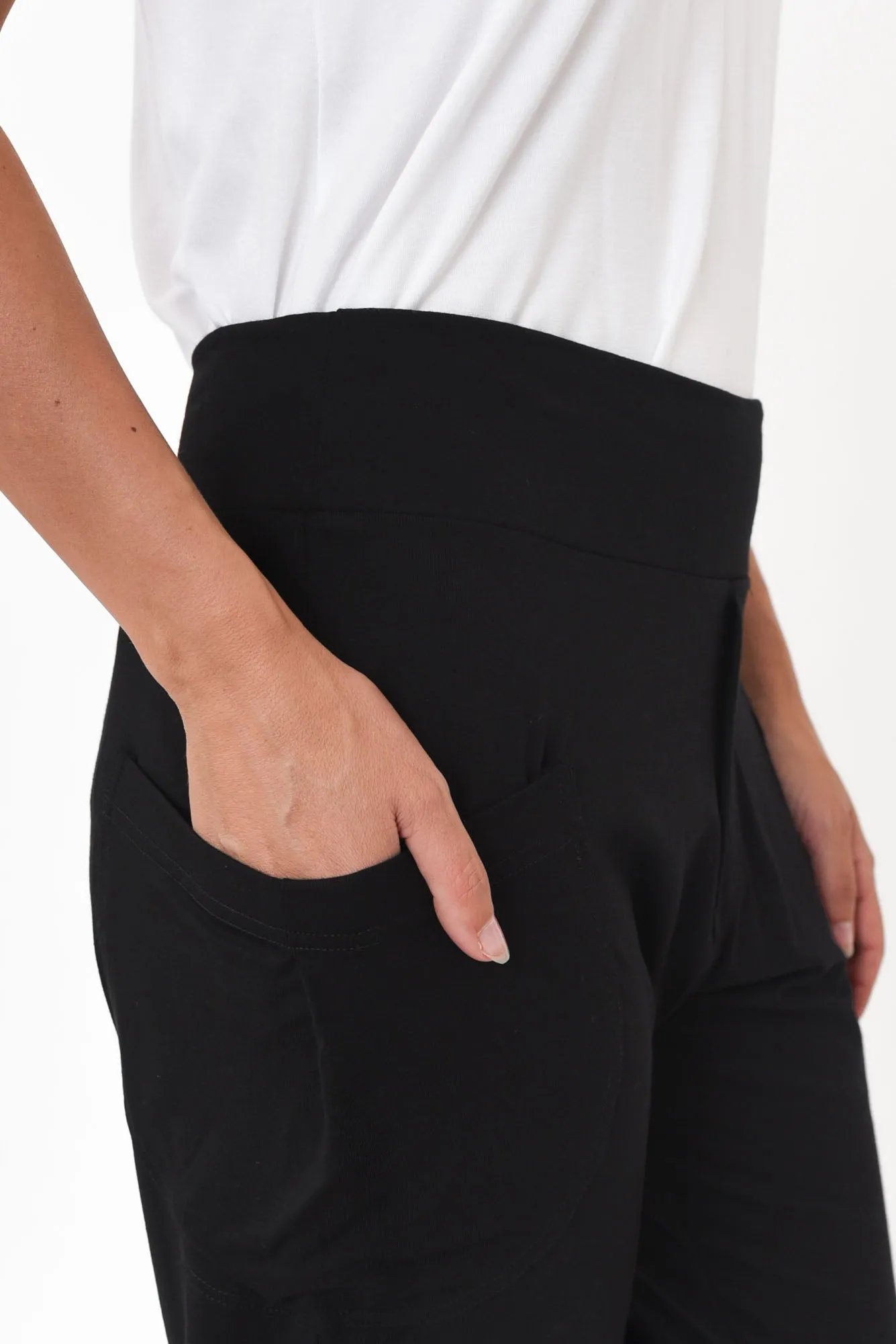 Gaga Black Bamboo Sweat Pants sold by Blue Bungalow product image thumbnail 5