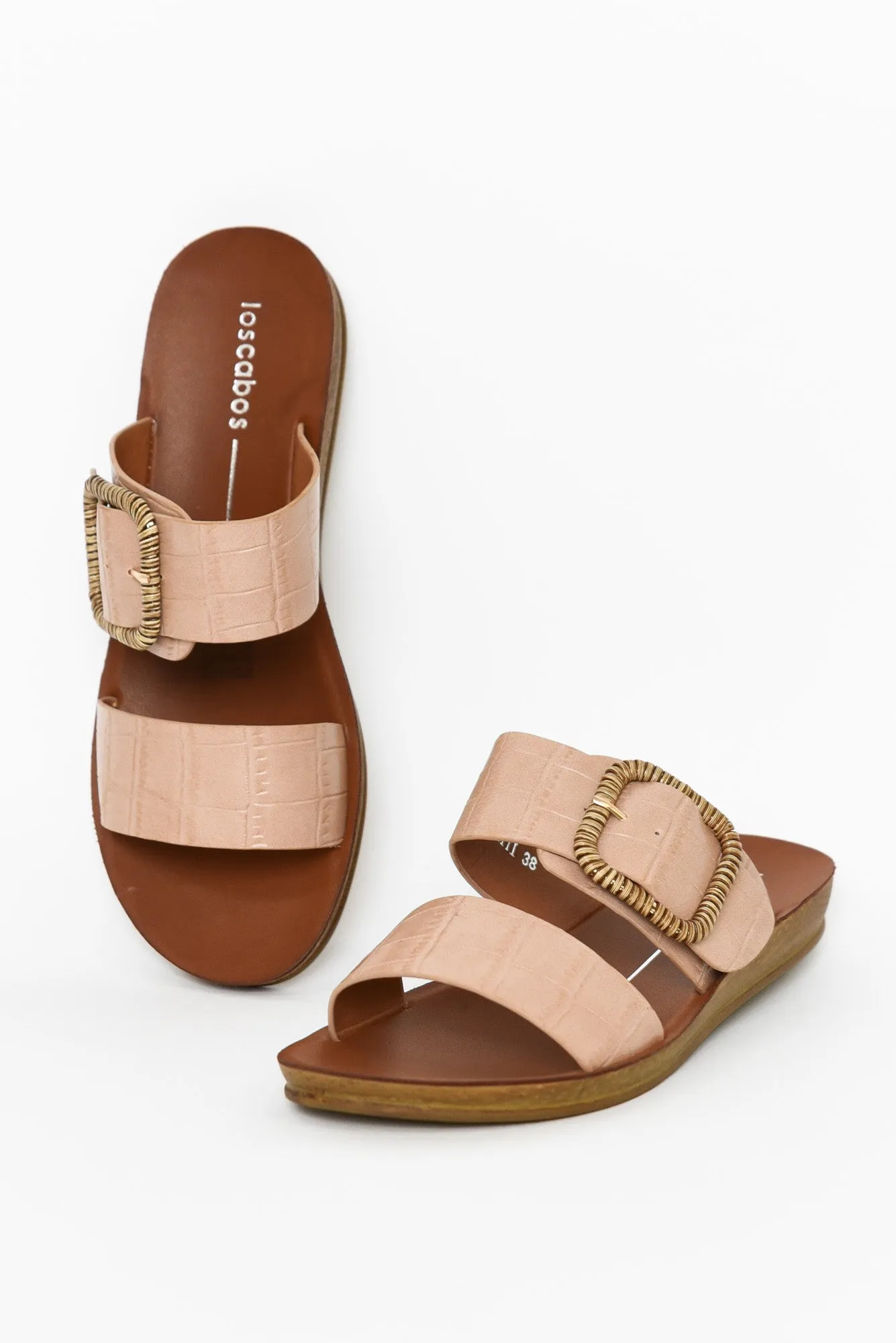 Briti Taupe Buckle Slide sold by Blue Bungalow product image thumbnail 3