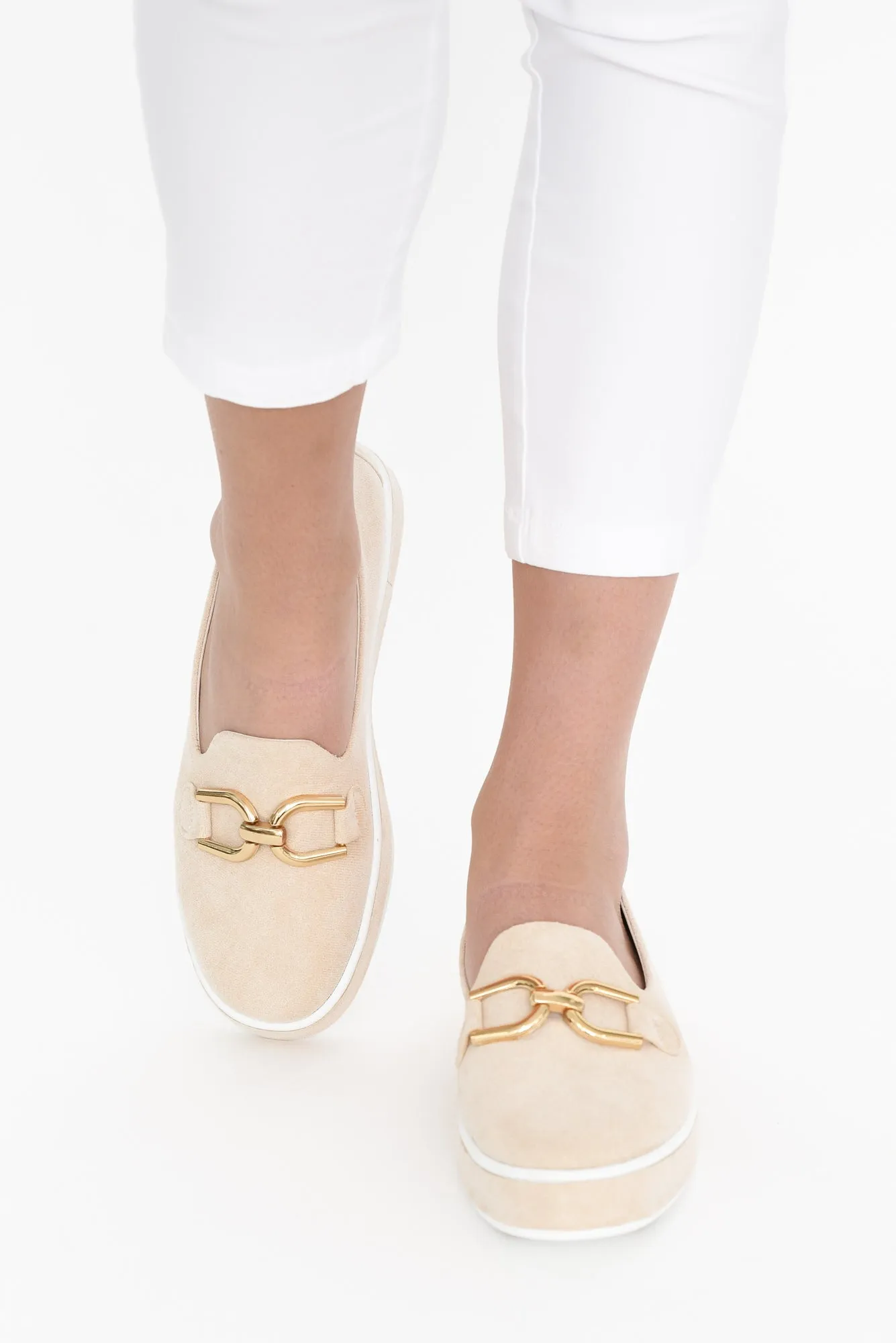 Natyia Beige Platform Loafer sold by Blue Bungalow product image thumbnail 3