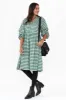 Cottage Green Diamond Cotton Dress sold by Blue Bungalow