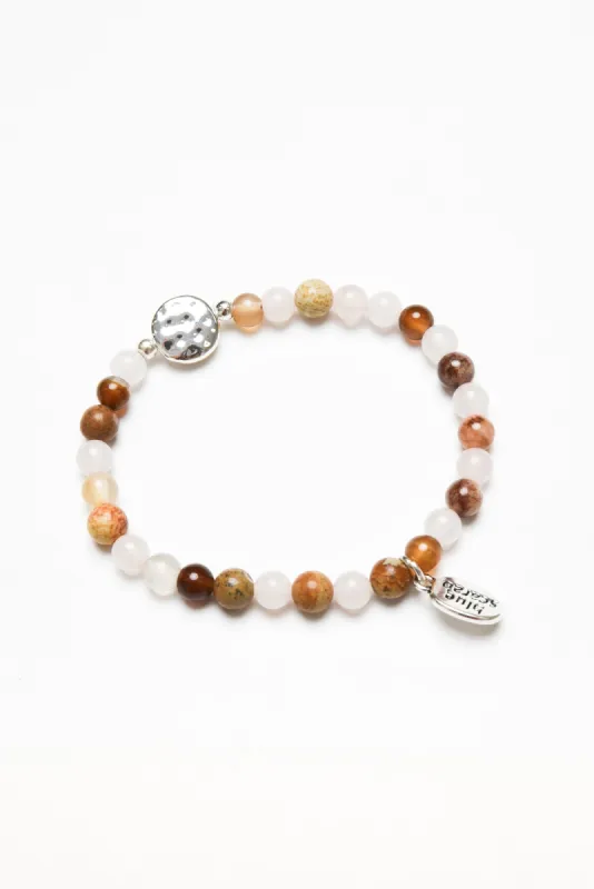 Burgess Brown Beaded Bracelet sold by Blue Bungalow