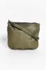 Leena Olive Leather Crossbody Bag sold by Blue Bungalow