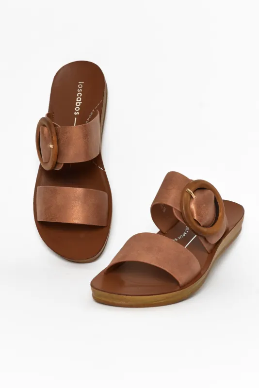 Damani Bronze Buckle Slide sold by Blue Bungalow