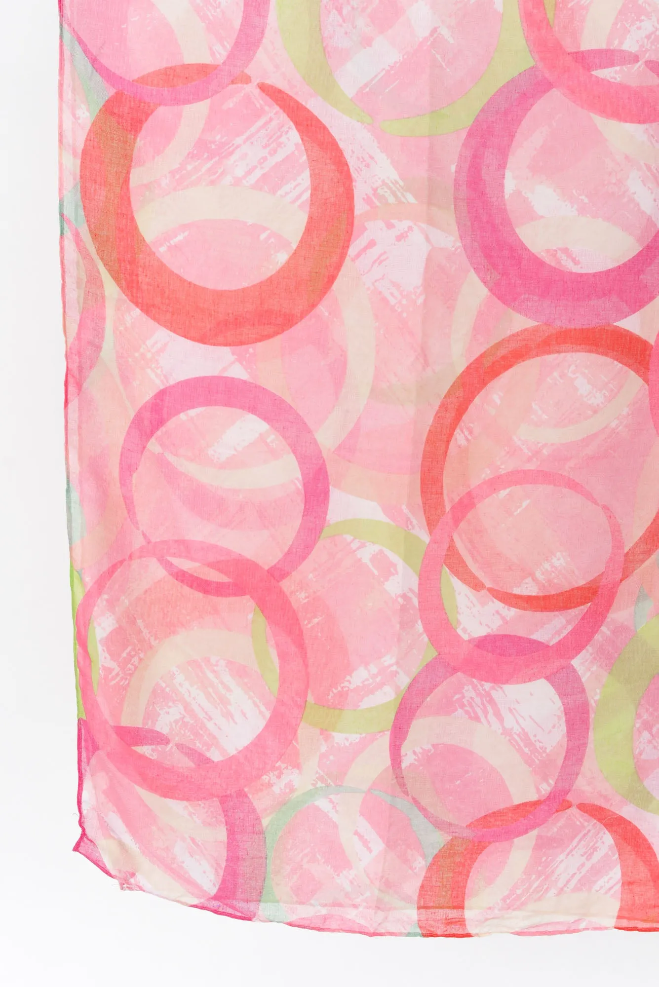Claris Pink Swirl Scarf sold by Blue Bungalow product image thumbnail 3