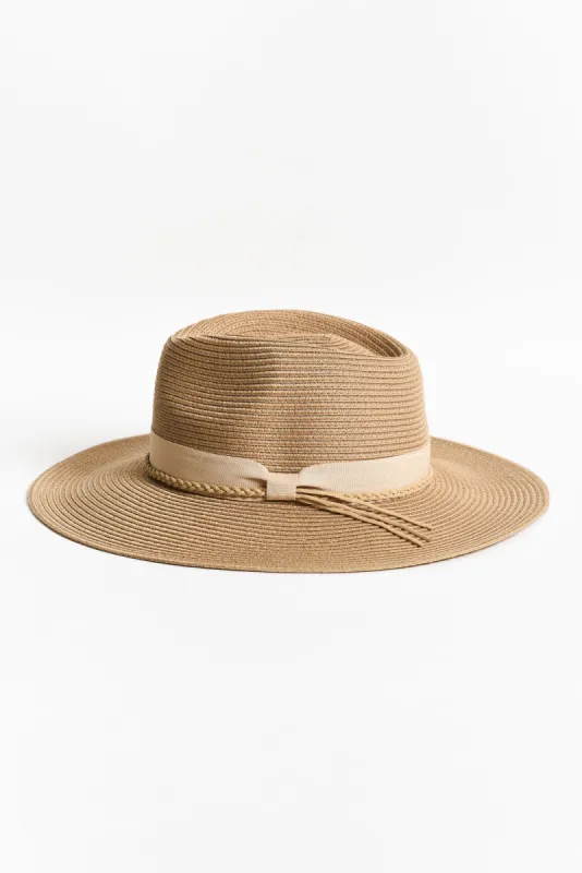 Bahama Latte Travel Fedora sold by Blue Bungalow