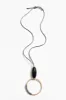 Villanelle Black Beaded Pendant Necklace sold by Blue Bungalow