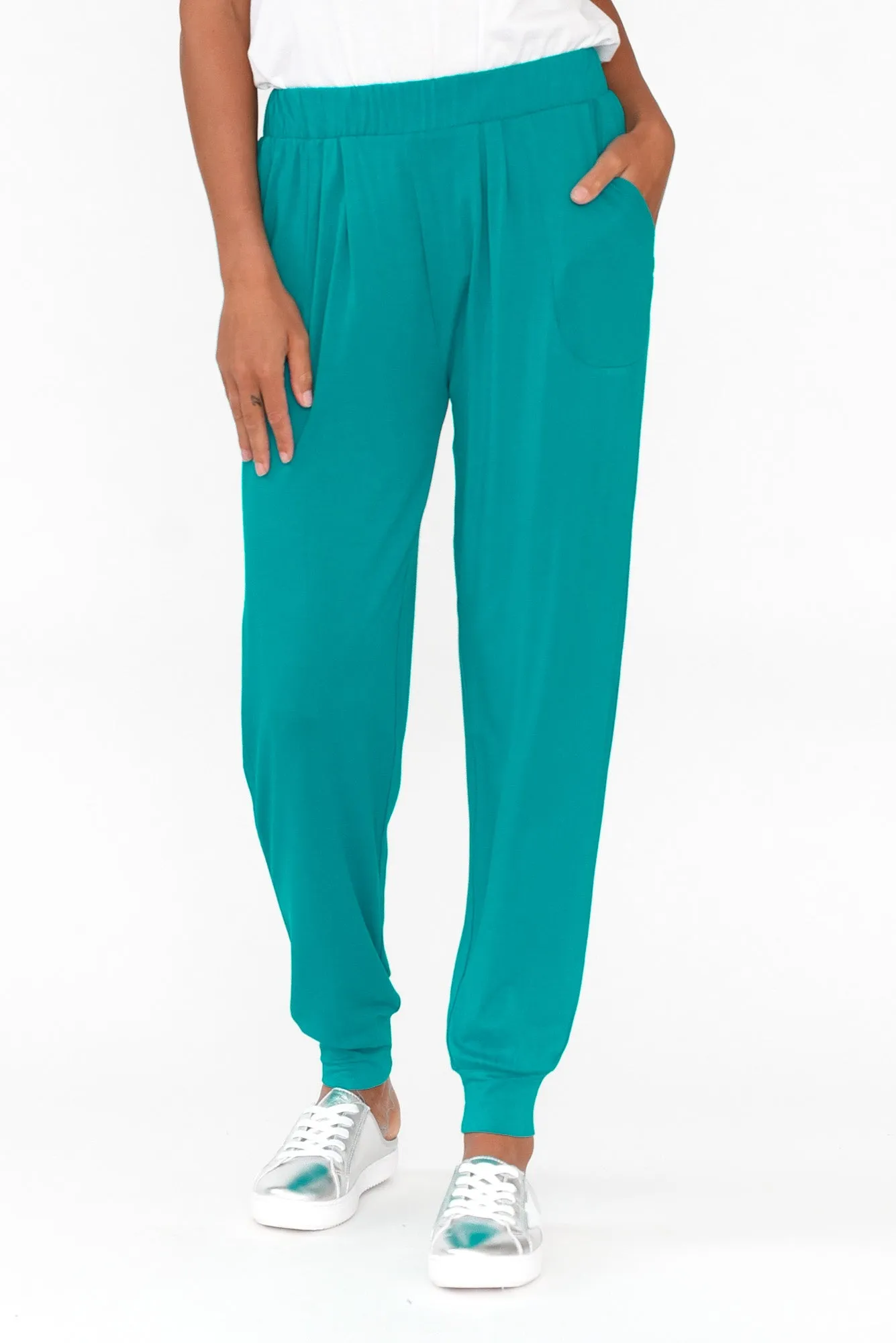 Blue Lagoon Weekend Pants sold by Blue Bungalow