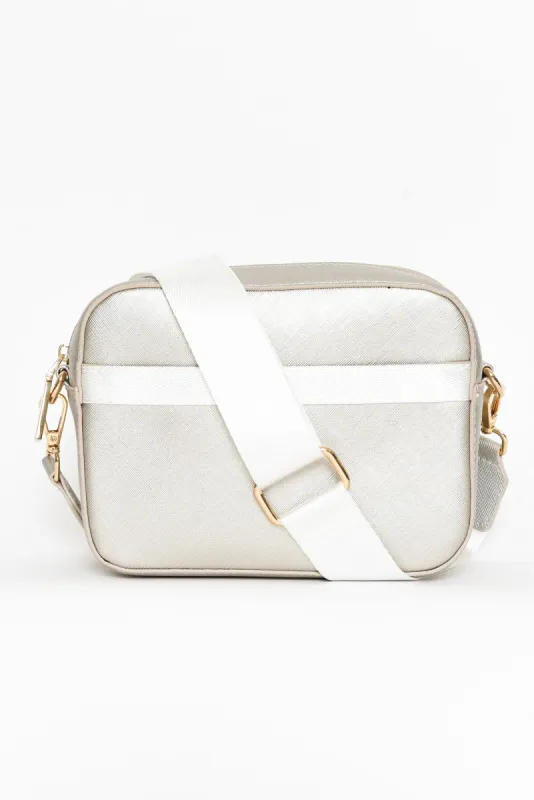 Lutie Silver Camera Bag sold by Blue Bungalow