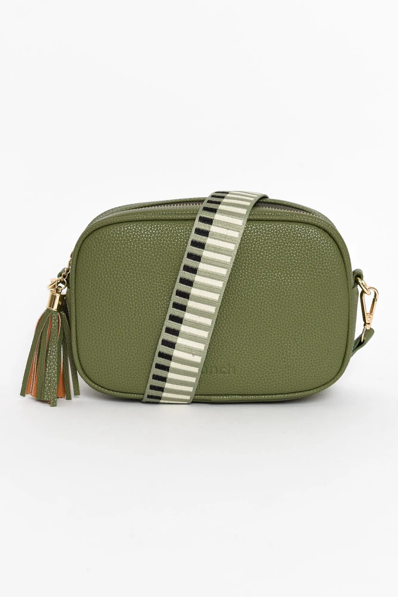Dell Khaki Crossbody Bag sold by Blue Bungalow