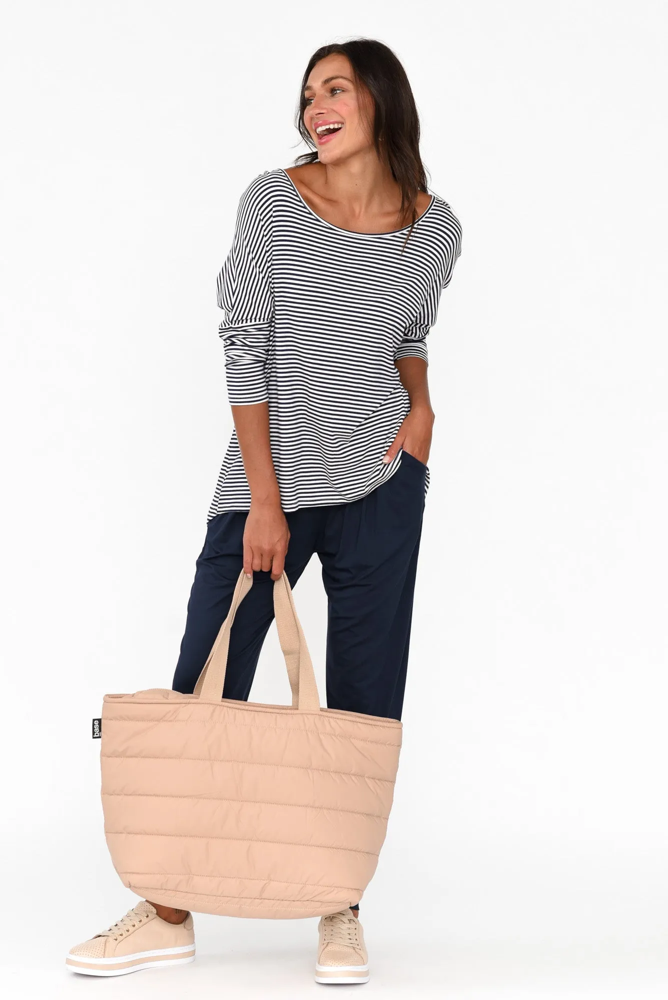 Navy Bamboo Everyday Pants sold by Blue Bungalow product image thumbnail 3