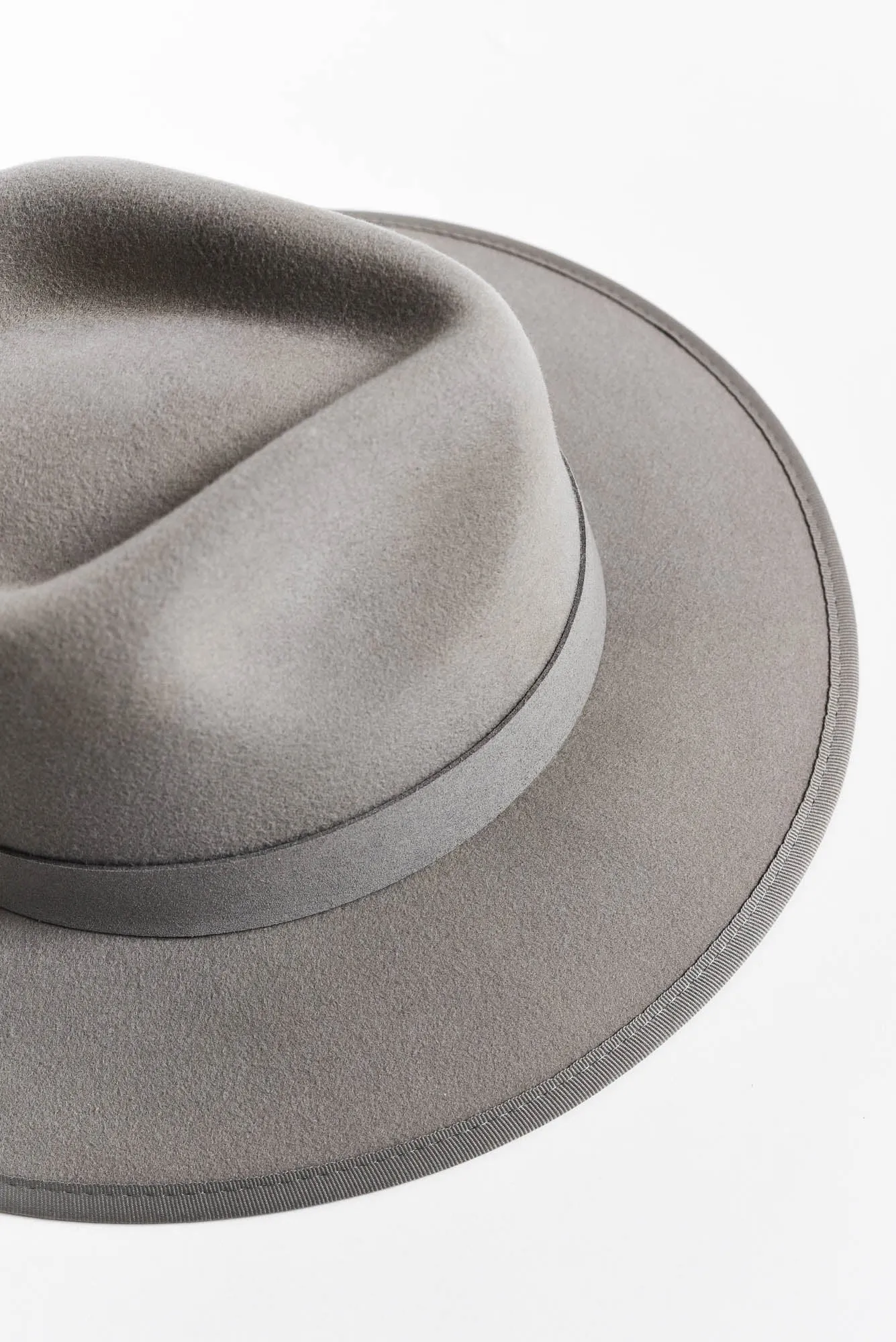 Vail Grey Wool Fedora sold by Blue Bungalow product image thumbnail 2