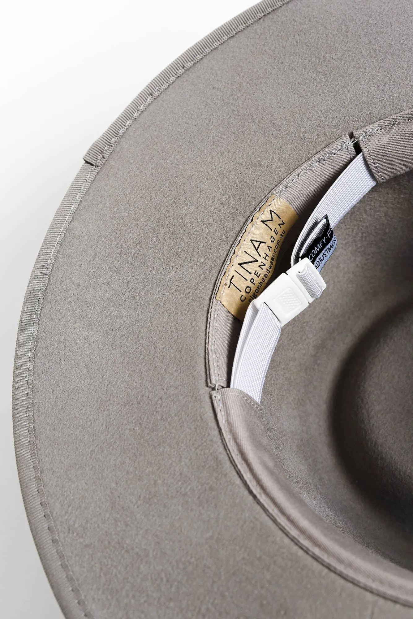Vail Grey Wool Fedora sold by Blue Bungalow product image thumbnail 3