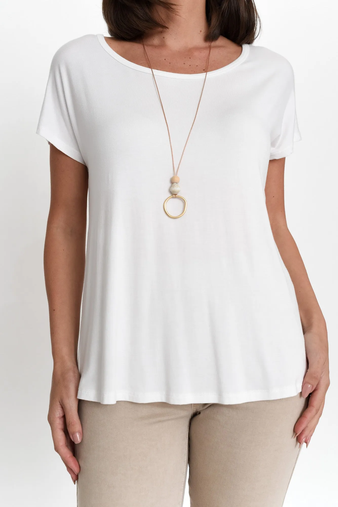 Eadie White Bamboo Top sold by Blue Bungalow product image thumbnail 5