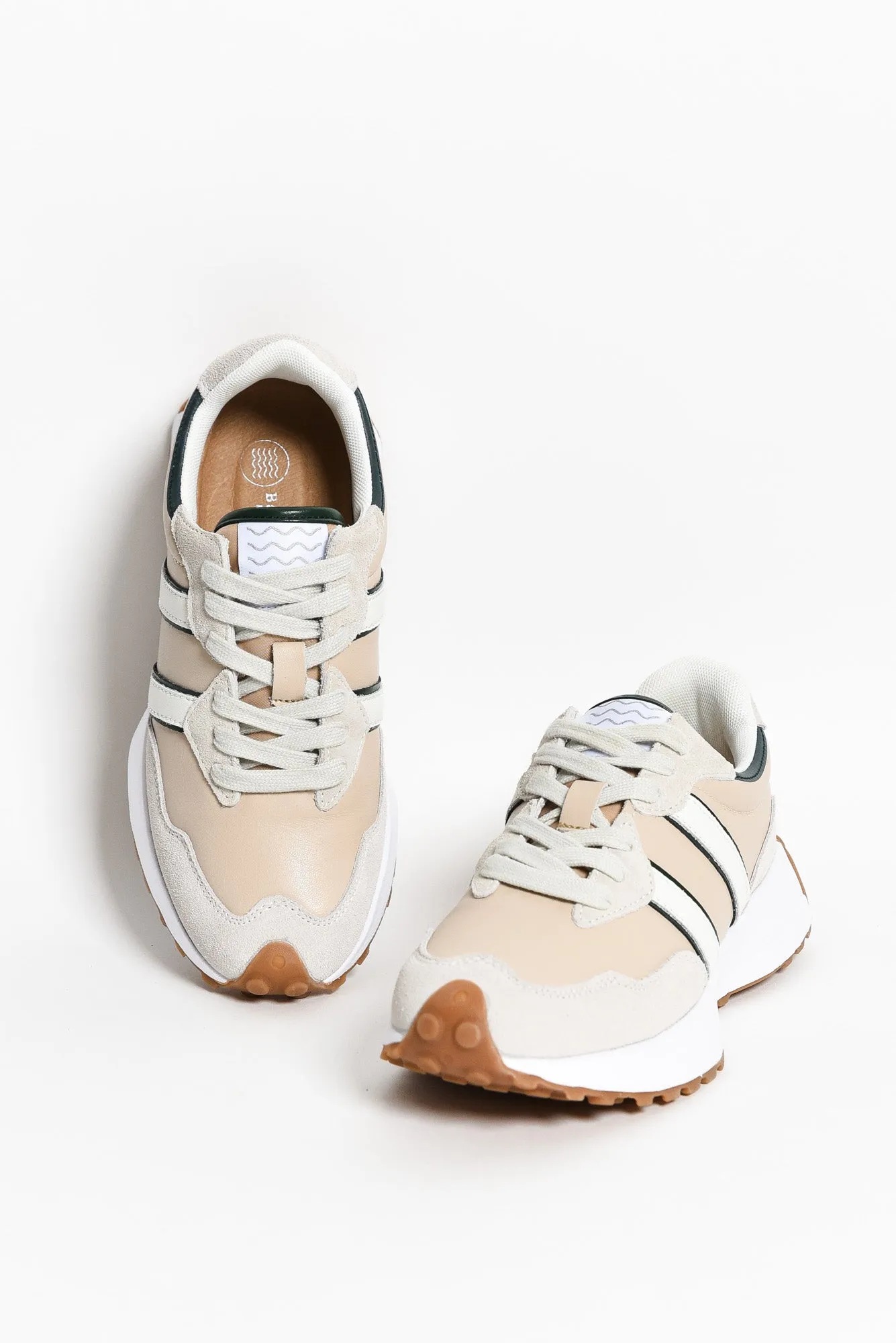 Flex Natural Stripe Leather Sneaker sold by Blue Bungalow product image thumbnail 2