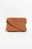 Candy Tan Leather Crossbody Bag sold by Blue Bungalow