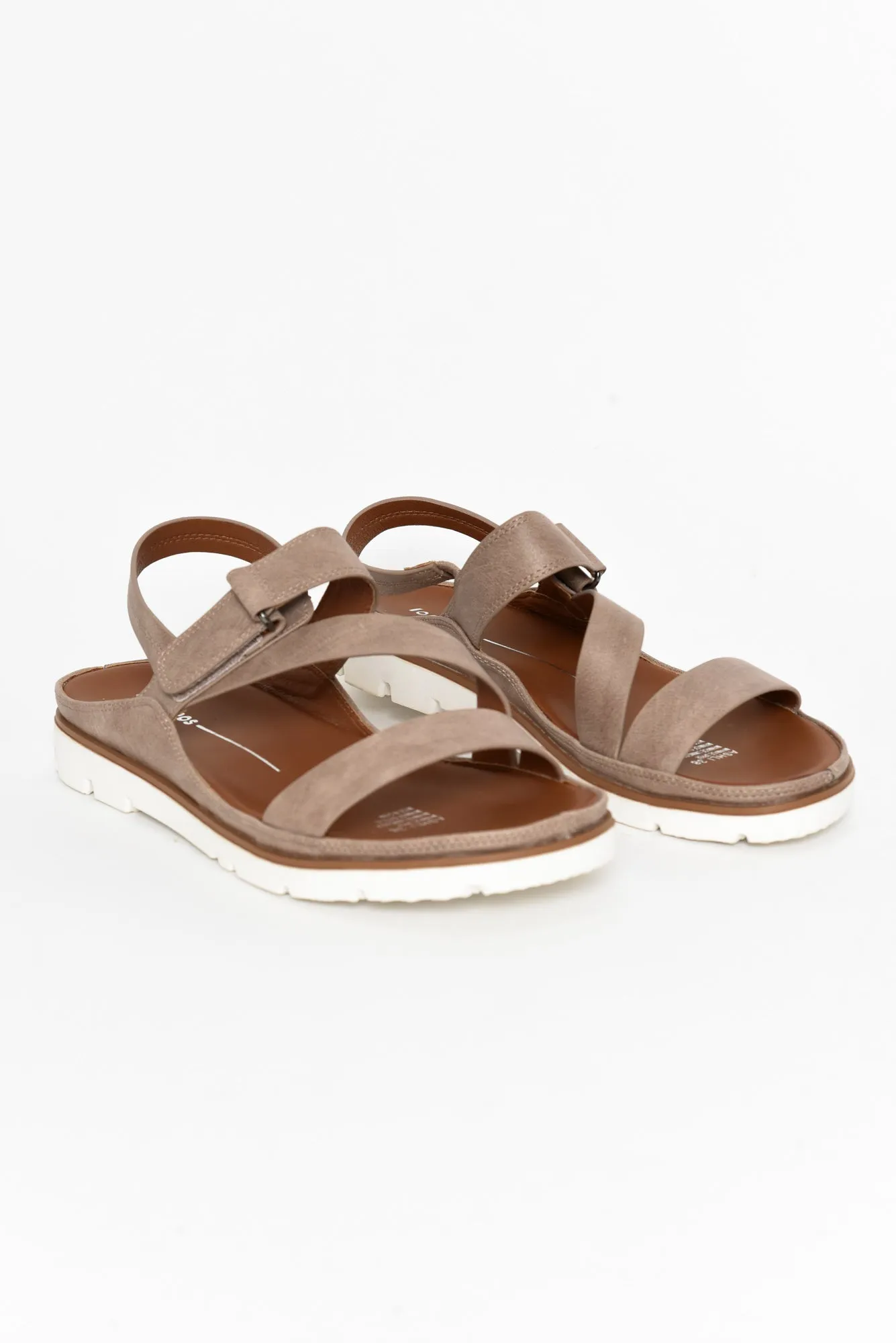 Ashli Taupe Strappy Sandal sold by Blue Bungalow product image thumbnail 2