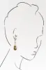 Jalissa Gold Cast Pearl Hoop Earrings sold by Blue Bungalow