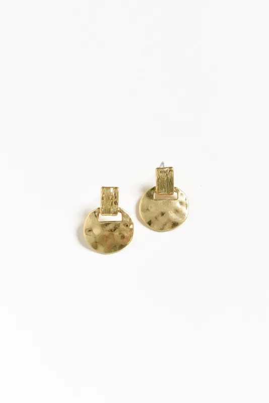Kherson Gold Drop Earrings sold by Blue Bungalow