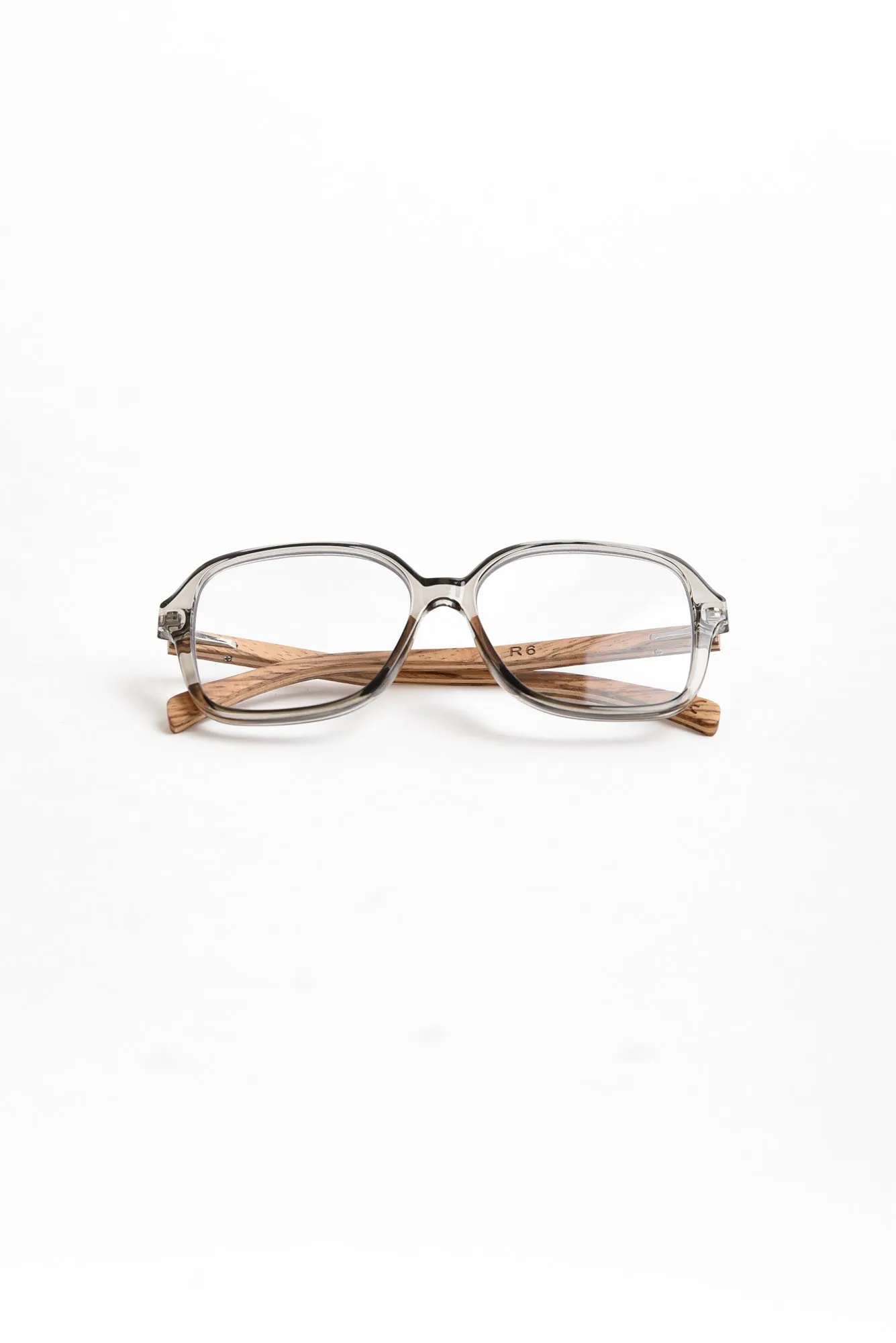 Scarlett Grey Wooden Reading Glasses sold by Blue Bungalow product image thumbnail 2