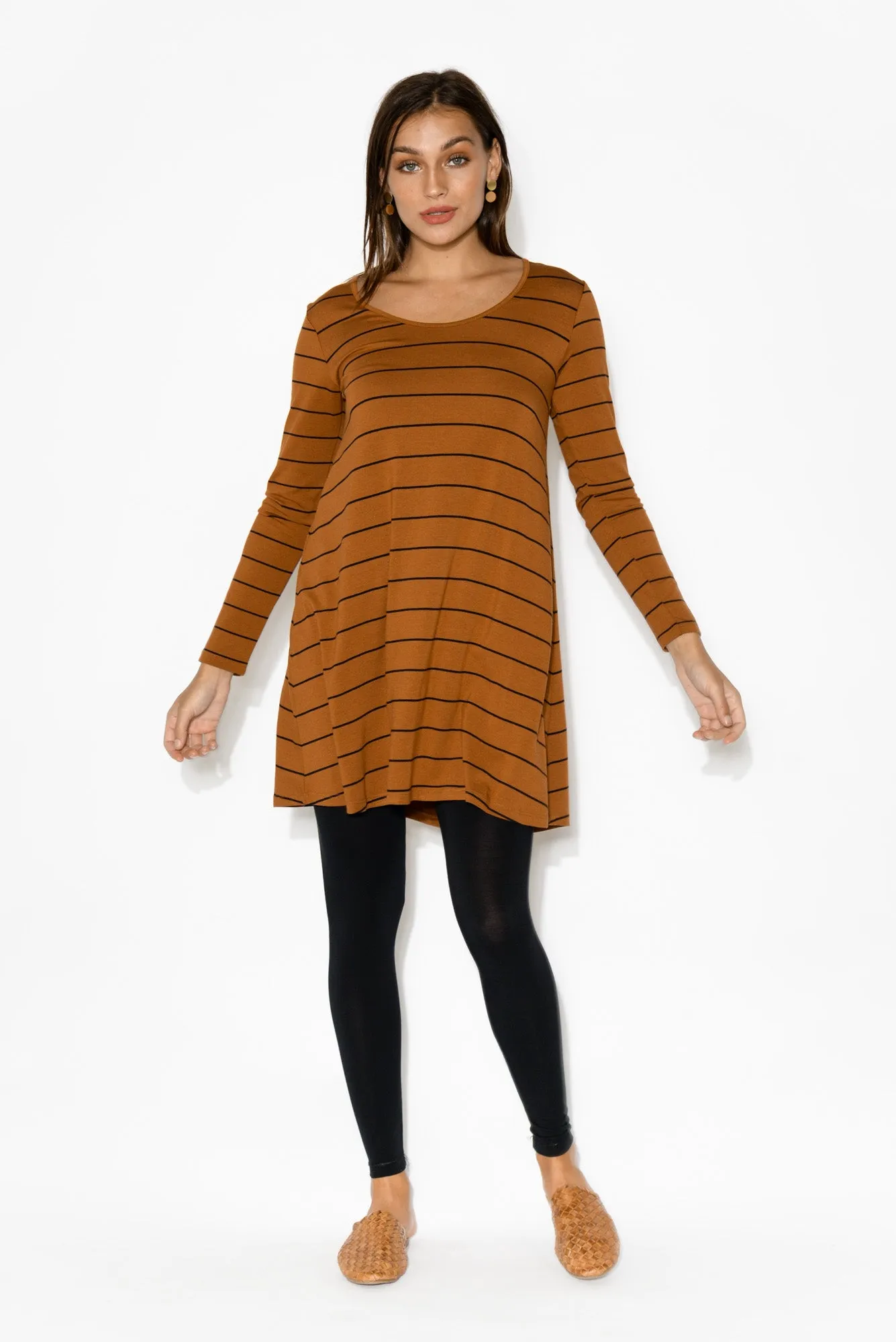 Black Micro Modal 7/8 Leggings sold by Blue Bungalow product image thumbnail 4