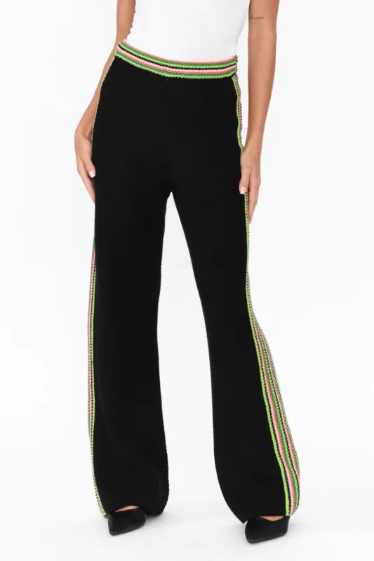 Two Loves Black Cotton Blend Pants sold by Blue Bungalow