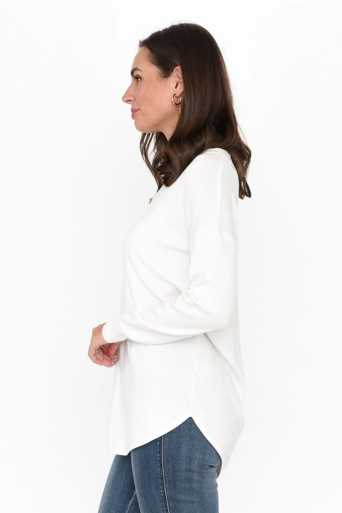 Sophie White Knit Jumper sold by Blue Bungalow product image thumbnail 3